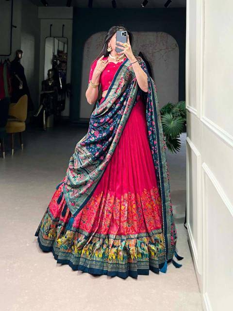 Artriddhs vol 14 silk Red Wholesale lehenga choli suppliers in Delhi